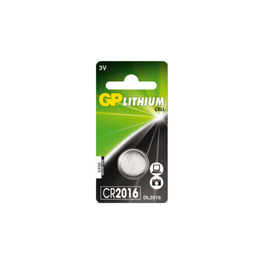 GP lítium CR2016 gombelem 1 db/blister