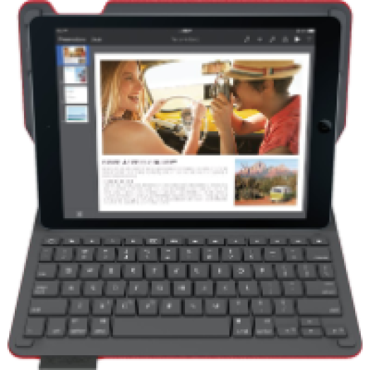 Type+ piros billentyűzetes tok iPad Air 2-höz (920-006608)