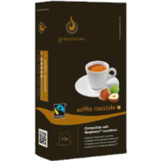 SOFFIO NOCCIOLA kávékapszula Nespresso kávéfőzőhöz, mogyóró ízű
