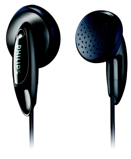 Philips SHE1350/00 jack fülhallgató, fekete