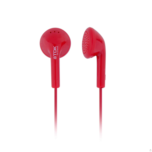 TDK Essentials EB5 fülhallgató piros