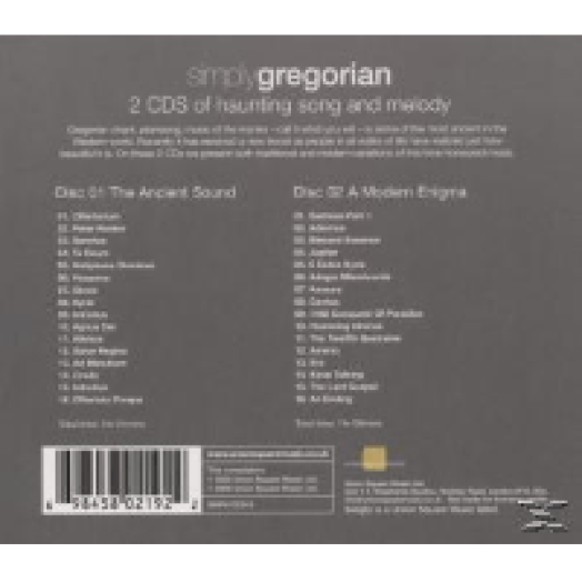 Simply Gregorian (dupla lemezes) CD