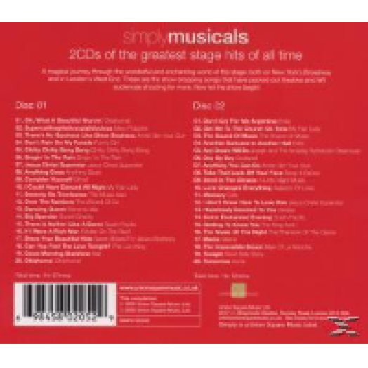 Simply Musicals (dupla lemezes) CD