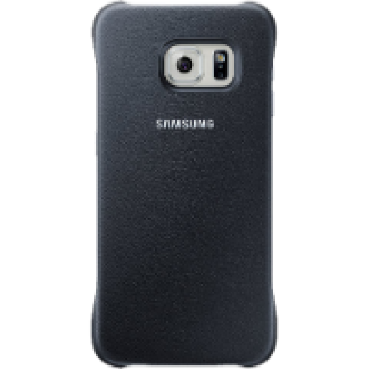 GALAXY S6 Edge műanyag hátlap fekete