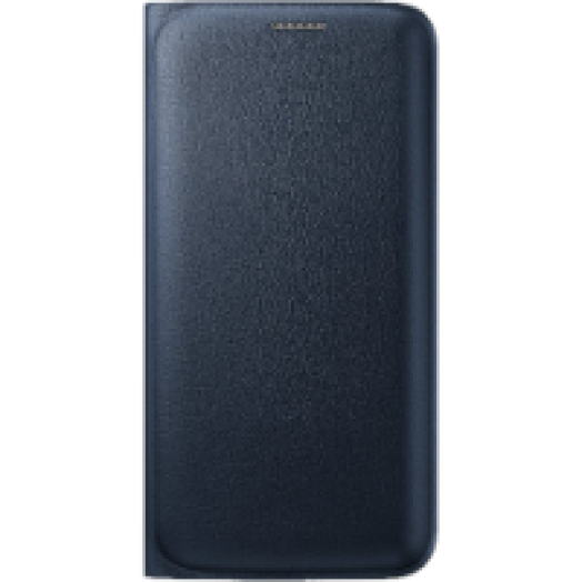 GALAXY S6 Edge bőr cover fekete