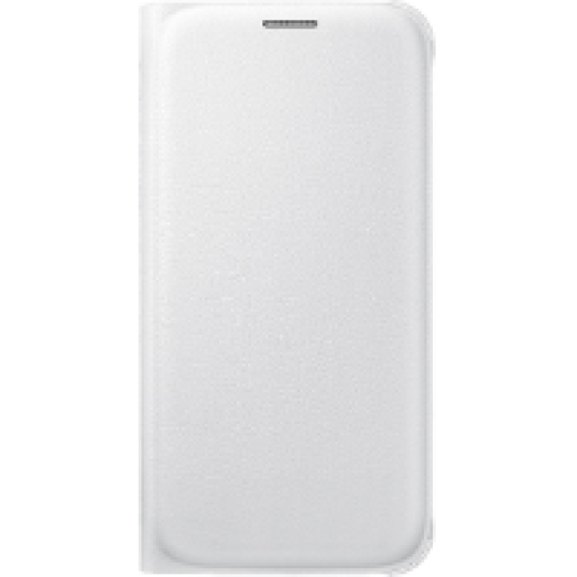 GALAXY S6 bőr book fehér