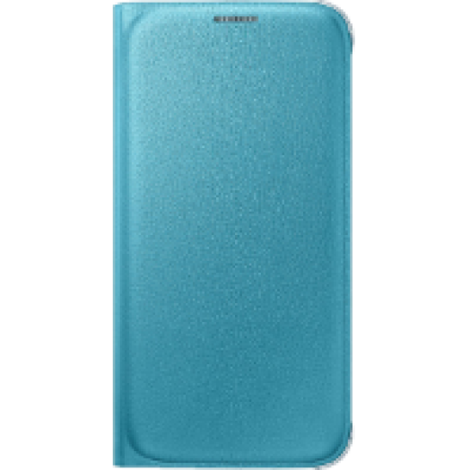 GALAXY S6 bőr book kék