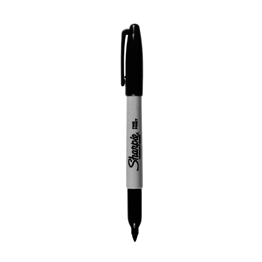 Papermate Fine permanent marker, fekete