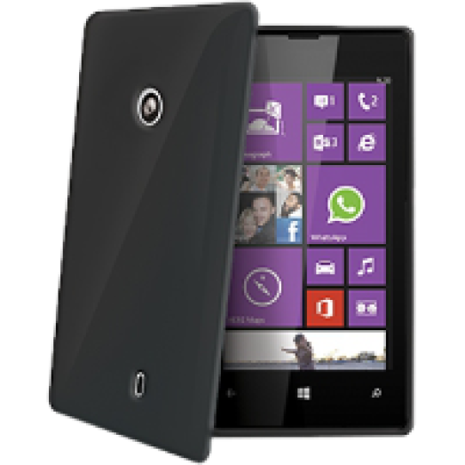 MICROSOFT Lumia 520 szilikon tok fekete