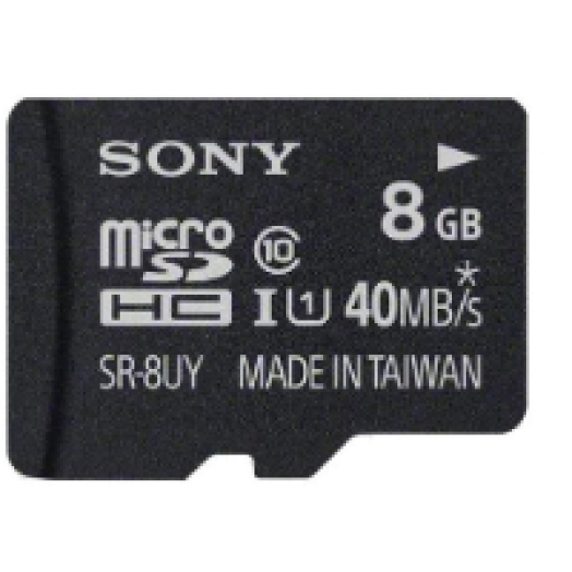 Micro SDHC kártya 8GB Class 10 SR8UYA