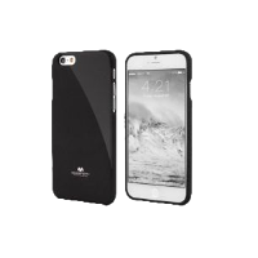 JELLY Iphone 6 rugalmas szilikon hátlap fekete