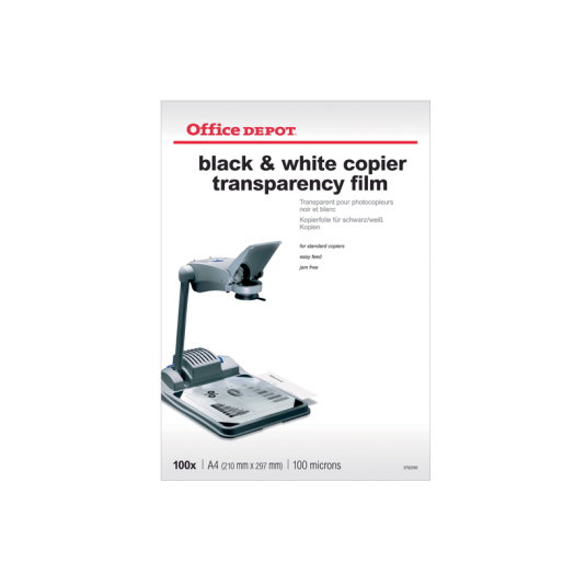 Office Depot írásvetítő fólia lézernyomtatáshoz A4