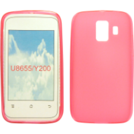 HUAWEI Y200 szilikon hátlap rózsaszín