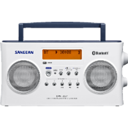 DPR-26BT W DAB+ / FM-RDS / Bluetooth sztereó táskarádió (fehér)