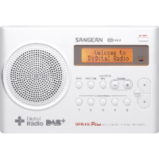 DPR-69+ W DAB+ / FM-RDS hordozható táskarádió