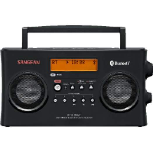 DPR-26BT B DAB+ / FM-RDS / Bluetooth sztereó táskarádió (fekete)