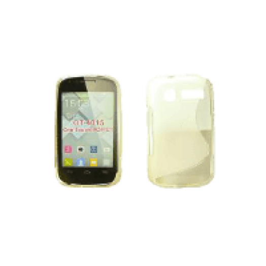 ALCATEL Pop D1 szilikon hátlap átlátszó