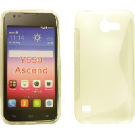 HUAWEI Y550 szilikon hátlap átlátszó