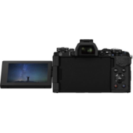 E-M5II ezüst + EZ-M1415 II fekete Kit