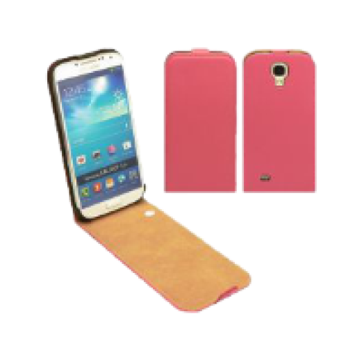 SAMSUNG Galaxy S6 flip lefelé nyíló tok rózsaszín