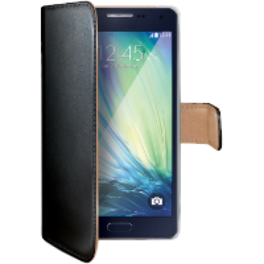 SAMSUNG Galaxy A5 book cover, névjegy tartóval, fekete