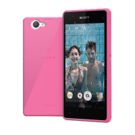 Gelskin Sony Xperia Z1 Compact pink hátlap