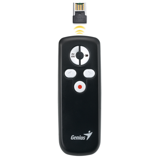 Media Pointer 100 Presenter lézermutatóval , fekete, 2.4 G