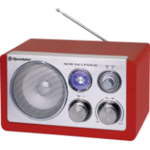 HRA-1200 RD asztali rádió, piros