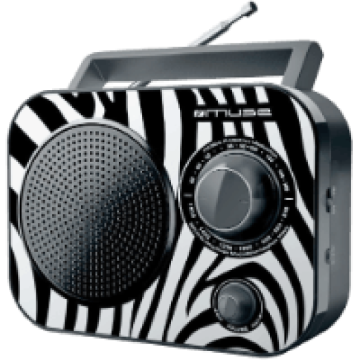 M-060 ZB hordozható rádió, zebra mintás