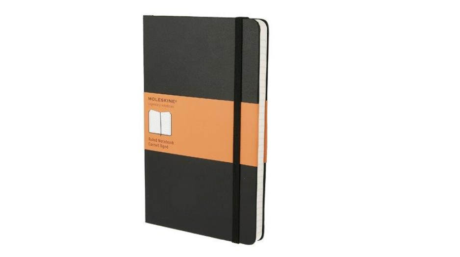 Moleskine jegyzetfüzet Large 240lap vonalas fekete