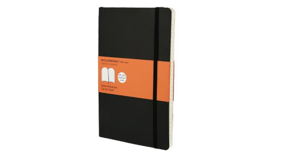 Moleskine jegyzetfüzet Large 192lap vonalas fekete