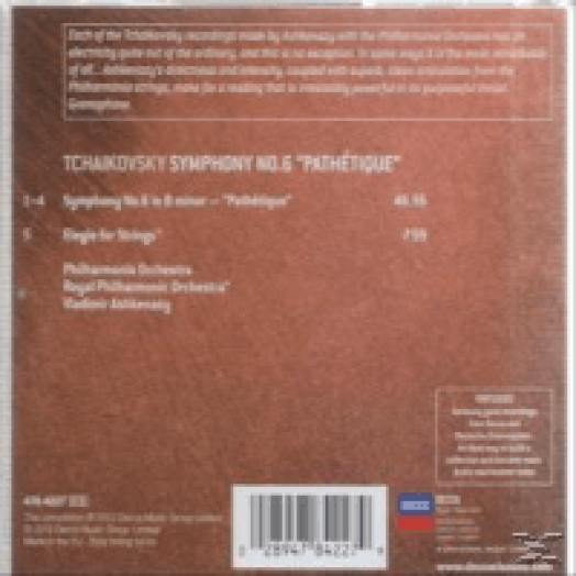 Tchaikovsky - Symphonie No.6 CD