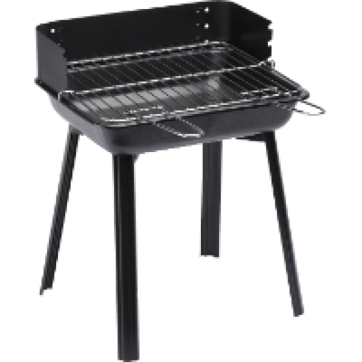 11527 PORTAGO faszenes grill, fekete