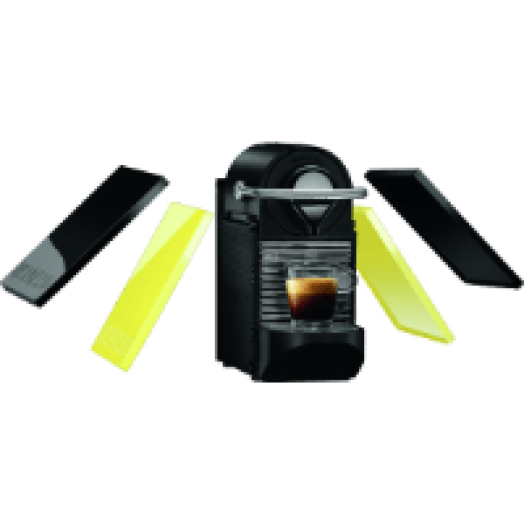 NespressoŽ Pixie Clips XN302010 kávégép, Fekete és Neon-sárga panelekkel