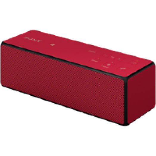 SRS-X33R vezeték nélküli hangsugárzó Bluetooth funkcióval, piros