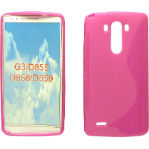 LG G3 Tpus pink szilikon hátlap
