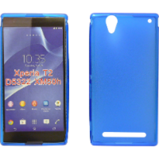 Sony Xperia T2 vékony szilikon hátlap, kék