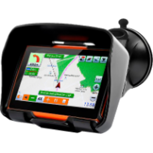 Globe Moto motoros navigáció (térkép nélkül), fekete/narancs