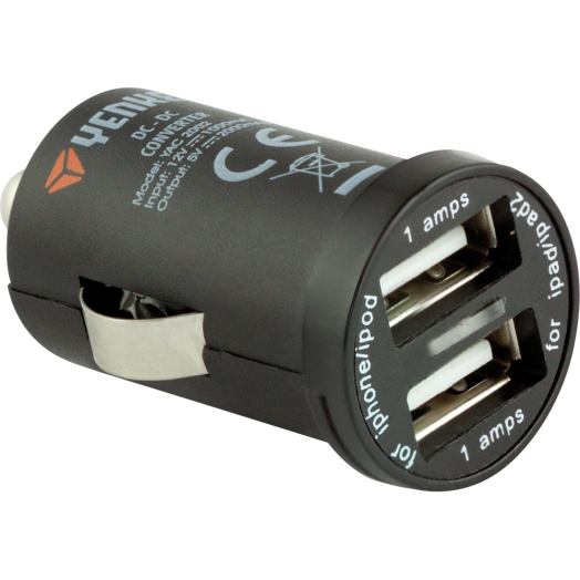 Yenkee autós töltő 2000 mAh fekete