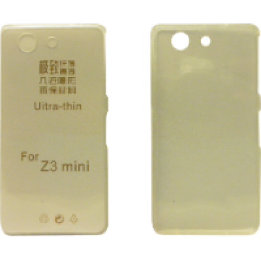 Sony Xperia Z3 Compact átlátszó ultravékony szilikon tok