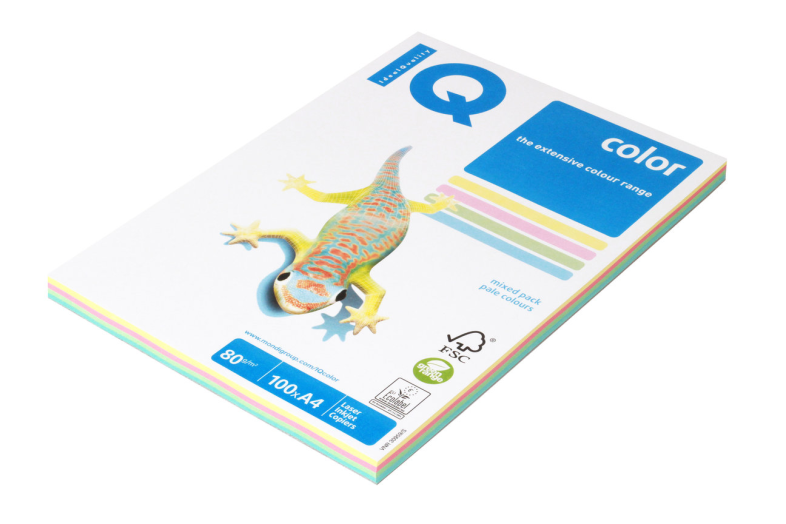 IQ Color színes másolópapír A4 pasztel 4x25ív/csomag