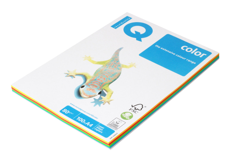 IQ Color színes másolópapír A4 intenzív 4x25ív/csomag