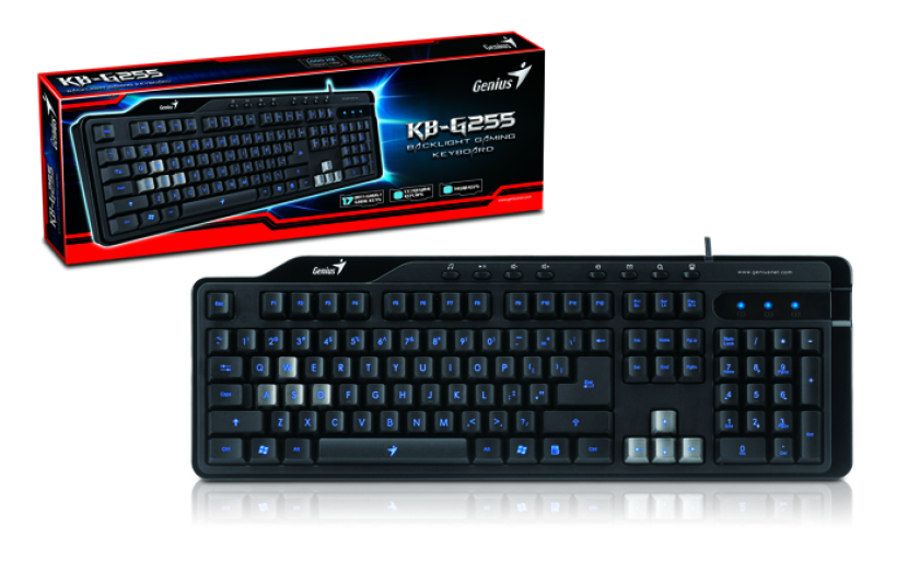 Genius KB-G 255 USB gamer ledes billentyűzet, magyar