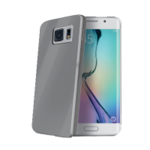 SAMSUNG Galaxy S6 Edge ultravékony szilikon hátlap szürke