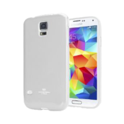 JELLY SAMSUNG Galaxy S6 Edge rugalmas szilikon hátlap fehér