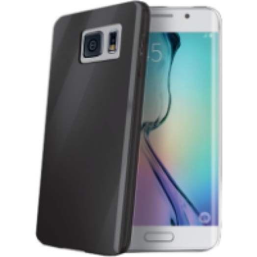 SAMSUNG GALAXY S6 Edge szilikon hátlap fekete
