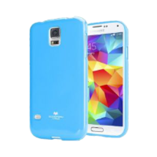 JELLY SAMSUNG Galaxy S6 Edge rugalmas szilikon hátlap kék