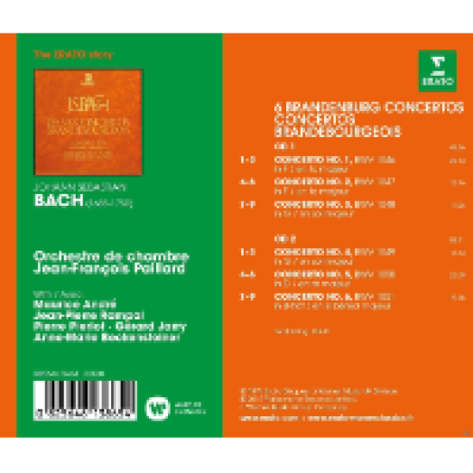 Bach - 6 Brandenburg Concertos CD