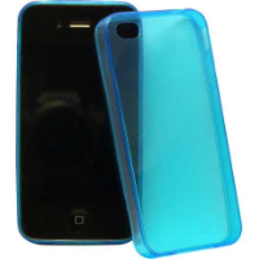 iPhone 4 kék ultravékony szilikon tok