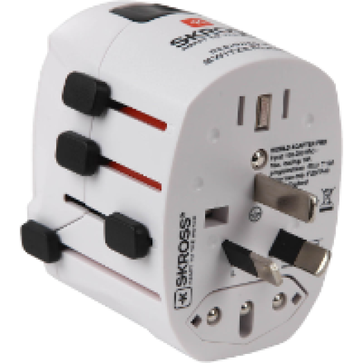 Utazó adapter (WORLDPROUSB)